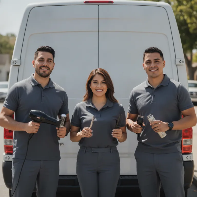 Cabeleireiro de Luxo equipe em Simoes Filho